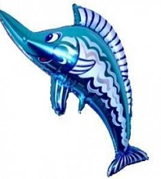 Фольгированный шар - Рыба-меч - 35"