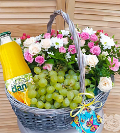 Корзины с фруктами и цветами "Бабочка"