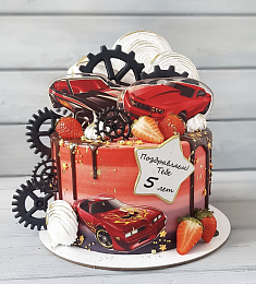 Торт "Hot wheels"