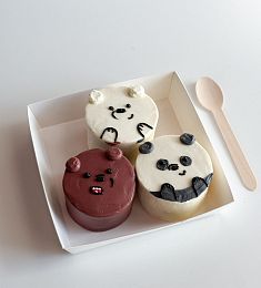 Сет с минибенто "Сладкое трио" мишки