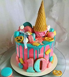 Торт "Взрывное настроение"