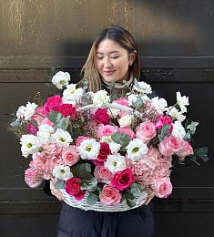 Букет в корзине "Магия лета"