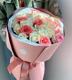 25 голландских роз MIX