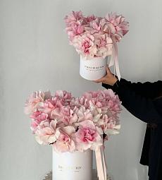 Комбо " Мама и дочка" 3.0 дуэт композиций из вывернутых роз в коробке