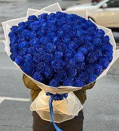 101 синяя роза