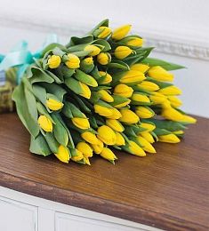 Букет "Yellow" из тюльпан