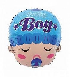 Шар фольгированный - Малыш в шапочке - 23"