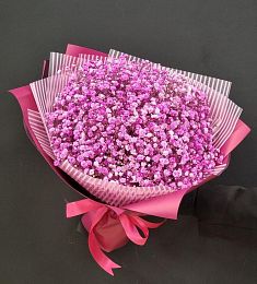 Букет из 11 розовых гипсофил