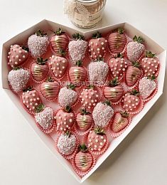 Клубничный бокс "Сердце"