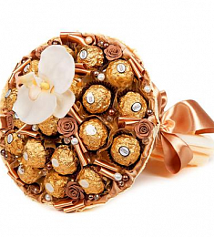 Букет из конфет "Орхидея"