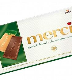 Плитка шоколада "Merci"