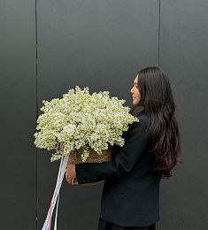 Букет "Сиреневая роскошь" из белой сирени