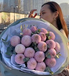 Букет "Soft" из корейской хризантемы 