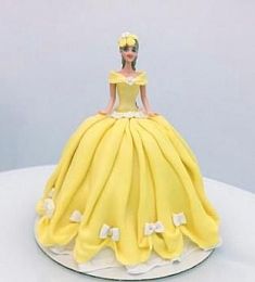 Торт в виде принцессы