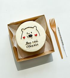 Бенто-торт "Мен сені сүйемін"