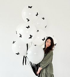 Сет шаров "Бабочки в животе"