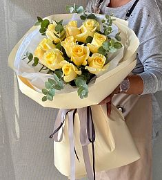 Букет "Роузи" из голландских роз