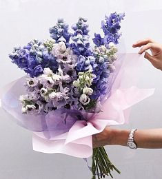 Букет из 15 дельфиниумов