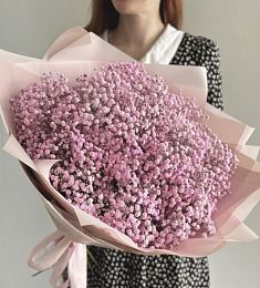 Букет из 25 нежно фиолетовых гипсофил