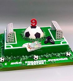 Торт "Футбольное поле"