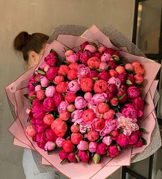 Premium букет из 101 пиона