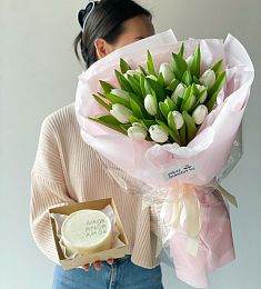 Сет "Сладость весны" из 15 тюльпанов