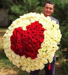 201 роза 100см сорт FREEDOM & MONDIAL