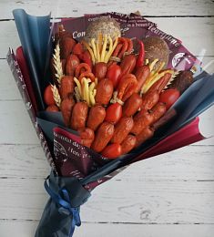 Букеты из колбасы " Колбасное чудо"