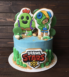 Торт "Brawl Stars"