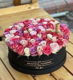 Композиция в коробке "101 причина"