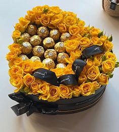 Букет в коробке "Smile"