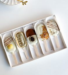 Набор эскимо "Белое золото" пирожные картошка в шоколаде